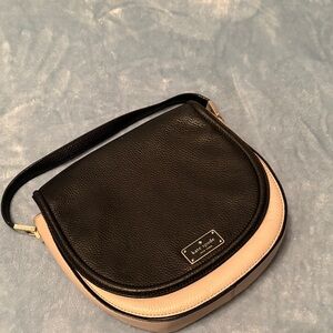 Kate Spade Elegant Black and Cream Crossbody Bag